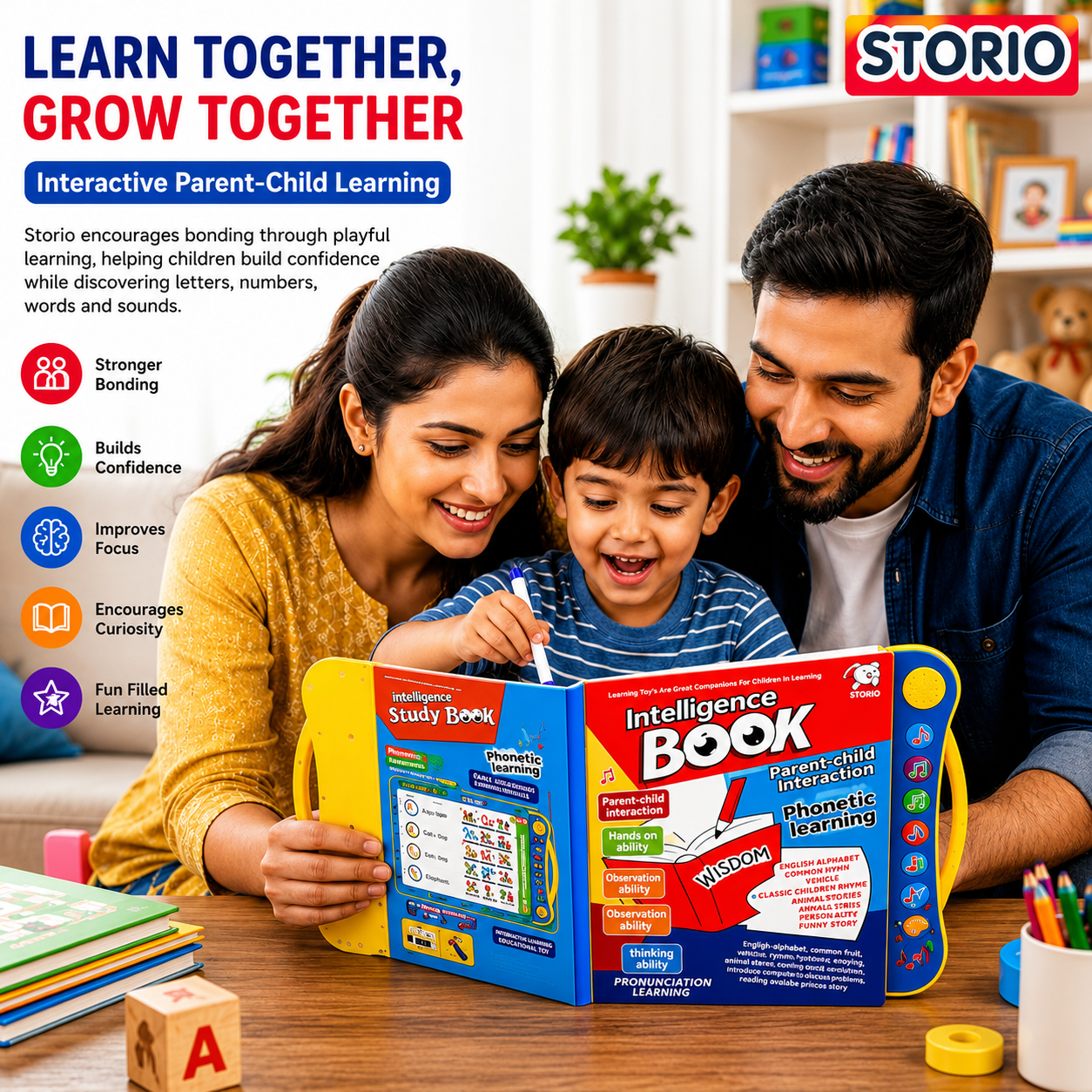 Intelligence Activity Book – Fun Learning Workbook for Ages 3-8