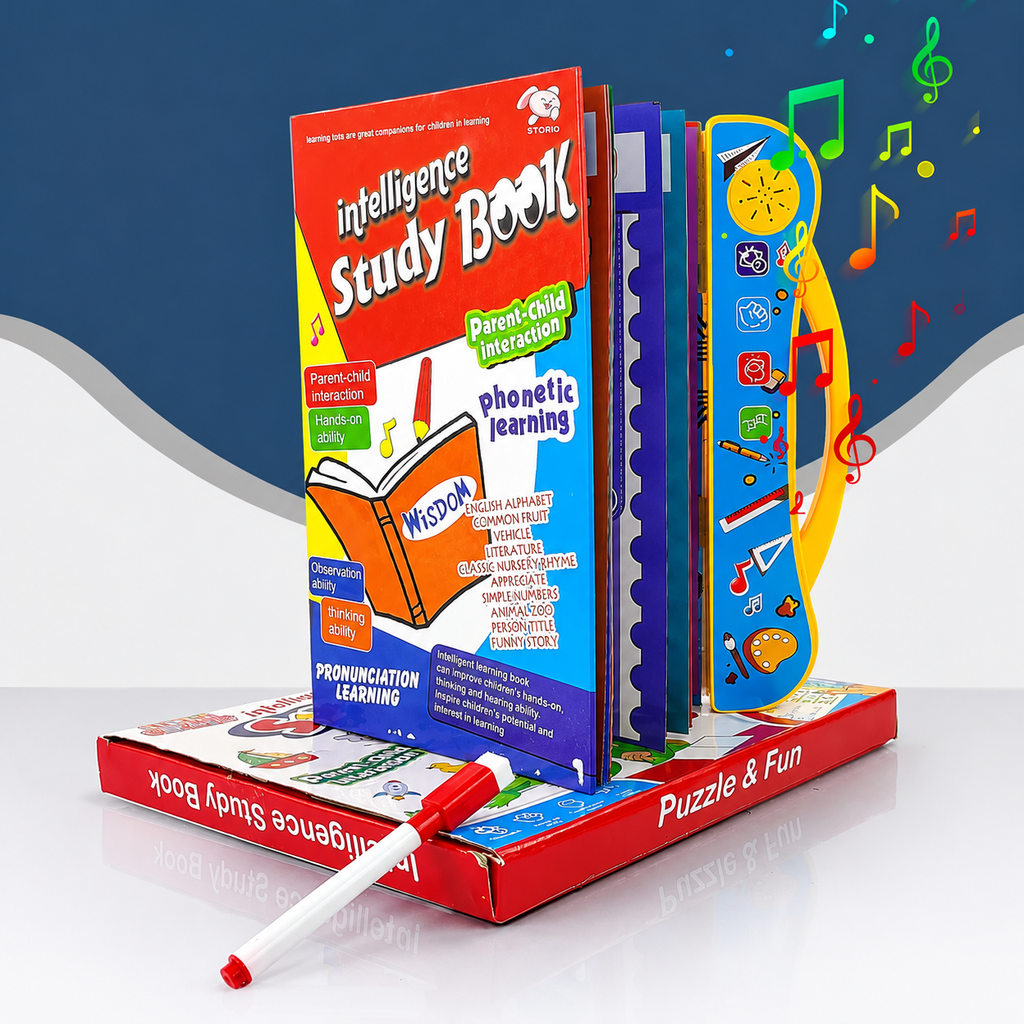 Intelligence Activity Book – Fun Learning Workbook for Ages 3-8