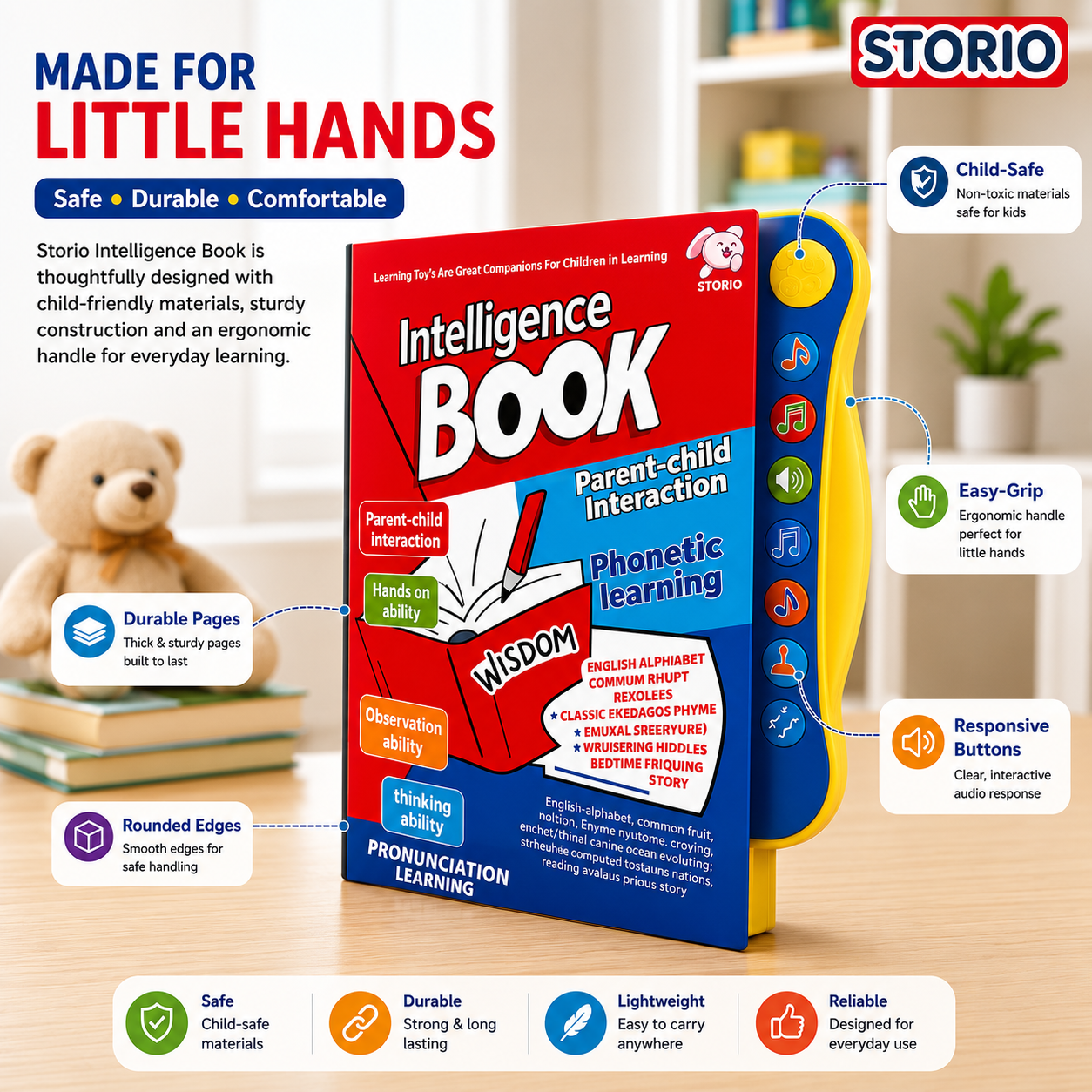 Intelligence Activity Book – Fun Learning Workbook for Ages 3-8
