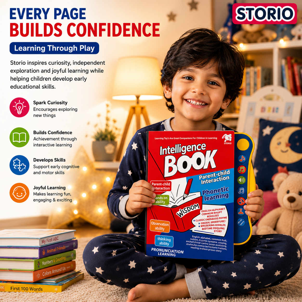 Intelligence Activity Book – Fun Learning Workbook for Ages 3-8