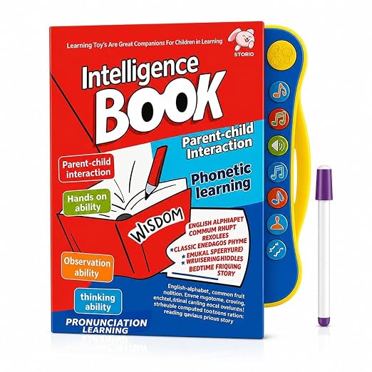 Intelligence Activity Book – Fun Learning Workbook for Ages 3-8